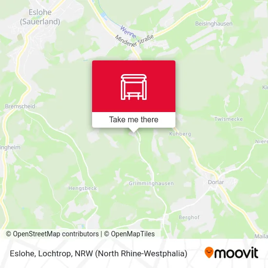 Eslohe, Lochtrop map