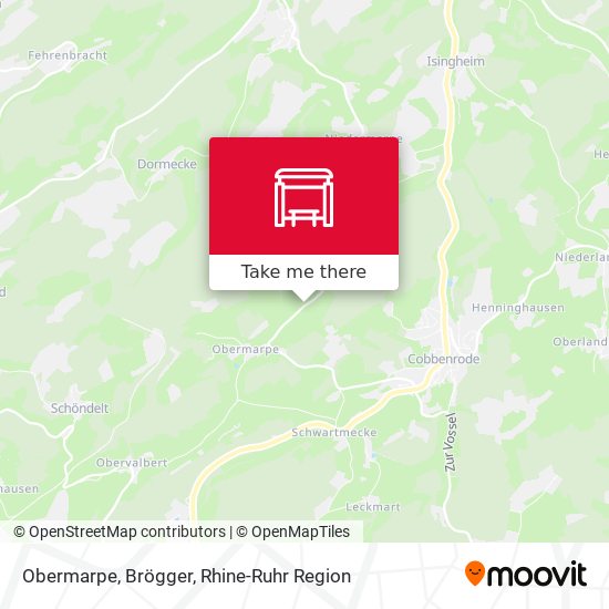 Obermarpe, Brögger map