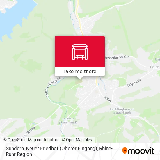 Карта Sundern, Neuer Friedhof (Oberer Eingang)