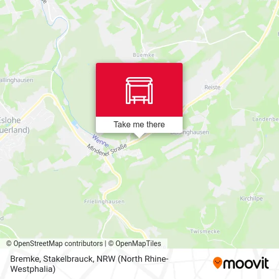 Bremke, Stakelbrauck map