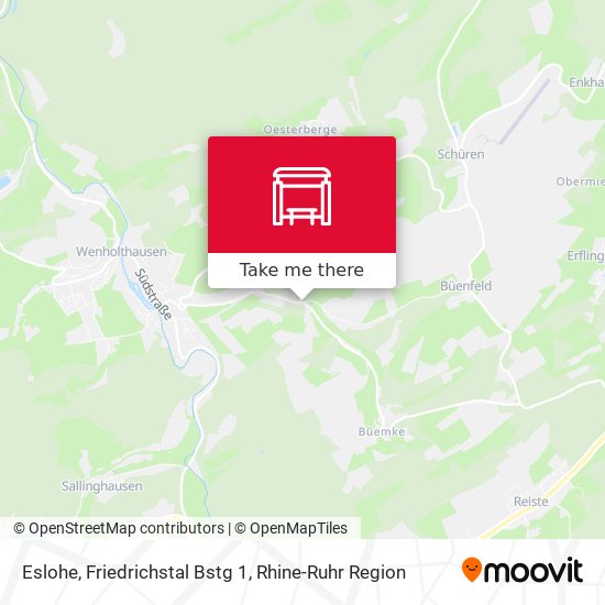 Eslohe, Friedrichstal Bstg 1 map