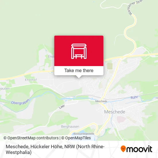 Карта Meschede, Hückeler Höhe