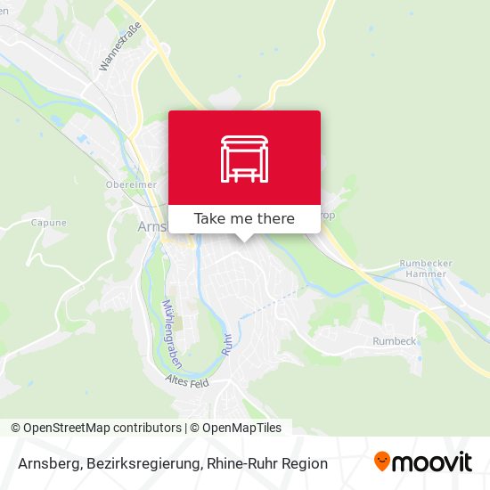 Карта Arnsberg, Bezirksregierung