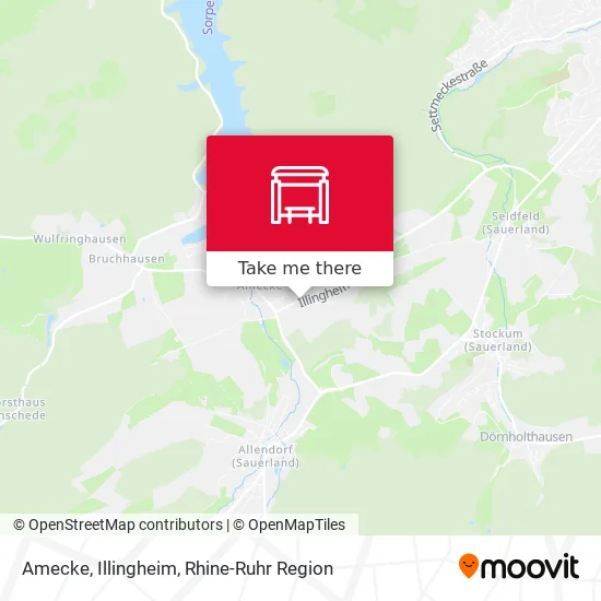 Карта Amecke, Illingheim