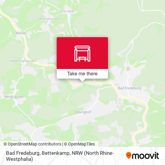 Карта Bad Fredeburg, Bettenkamp