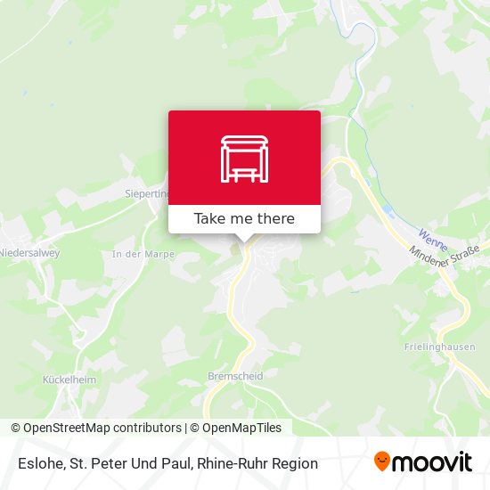 Eslohe, St. Peter Und Paul map