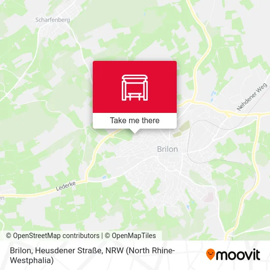 Brilon, Heusdener Straße map