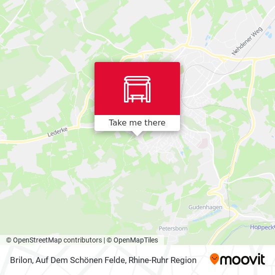 Brilon, Auf Dem Schönen Felde map