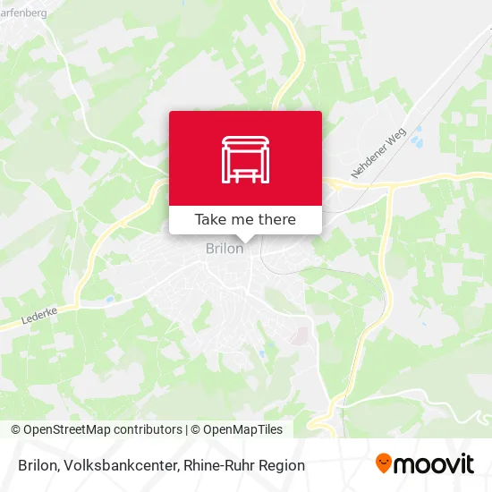 Карта Brilon, Volksbankcenter
