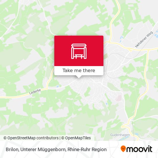 Brilon, Unterer Müggenborn map
