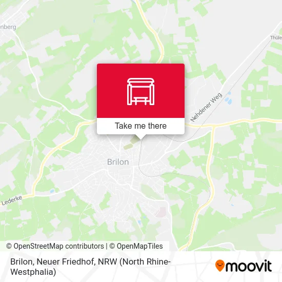 Brilon, Neuer Friedhof map