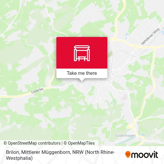 Brilon, Mittlerer Müggenborn map