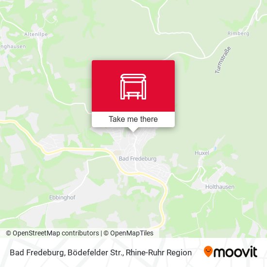 Bad Fredeburg, Bödefelder Str. map