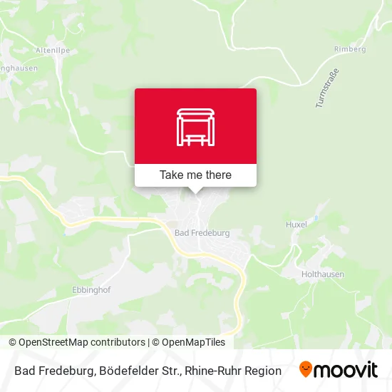 Карта Bad Fredeburg, Bödefelder Str.