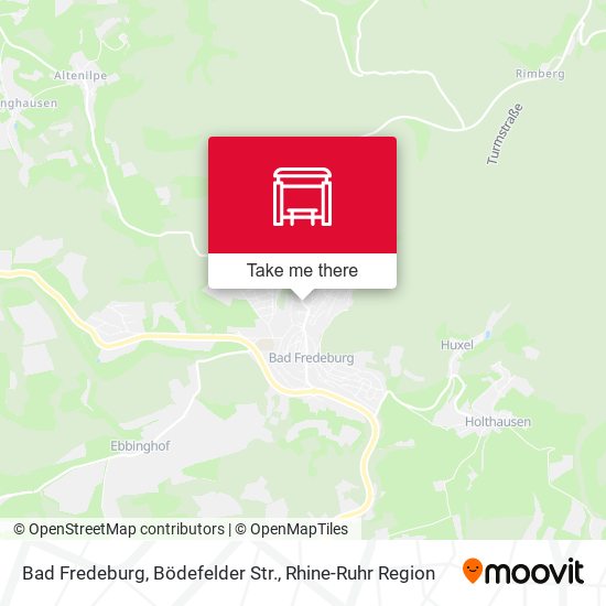Карта Bad Fredeburg, Bödefelder Str.