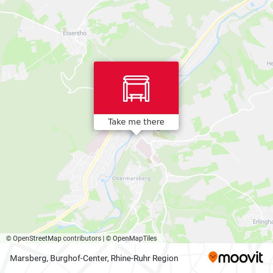 Marsberg, Burghof-Center map