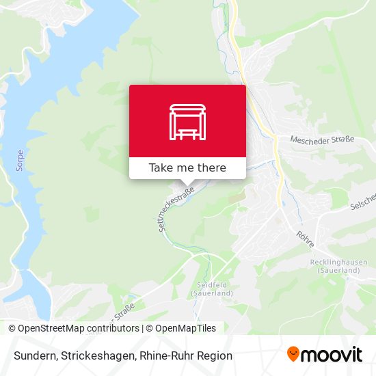 Sundern, Strickeshagen map