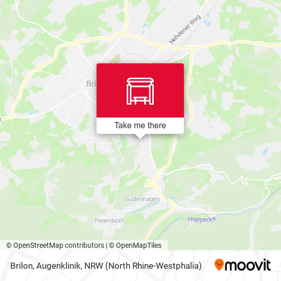 Карта Brilon, Augenklinik