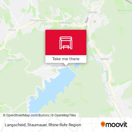 Карта Langscheid, Staumauer