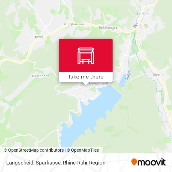 Карта Langscheid, Sparkasse