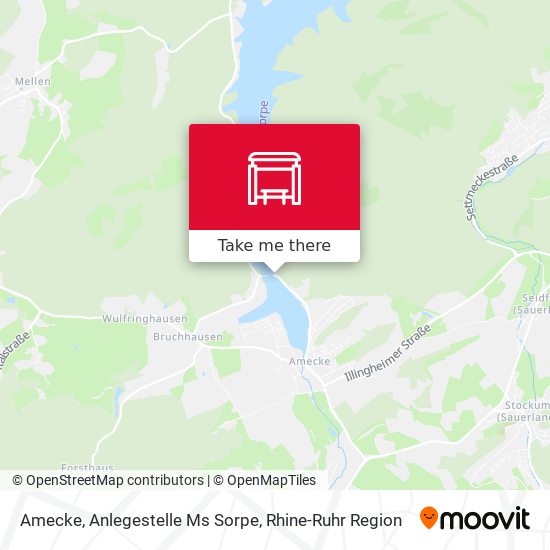 Amecke, Anlegestelle Ms Sorpe map