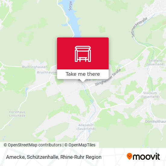 Amecke, Schützenhalle map