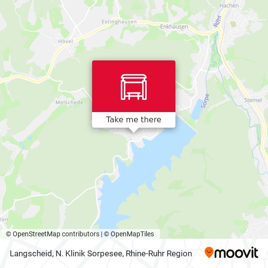 Langscheid, N. Klinik Sorpesee map
