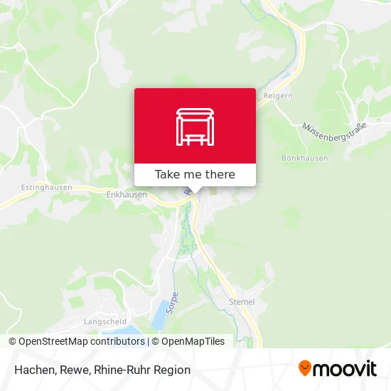 Карта Hachen, Rewe