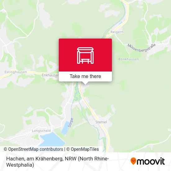 Карта Hachen, am Krähenberg