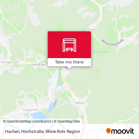 Hachen, Hochstraße map