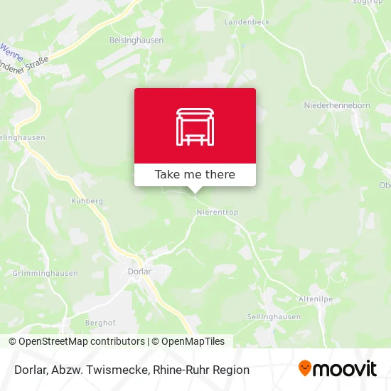 Карта Dorlar, Abzw. Twismecke