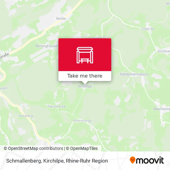 Карта Schmallenberg, Kirchilpe