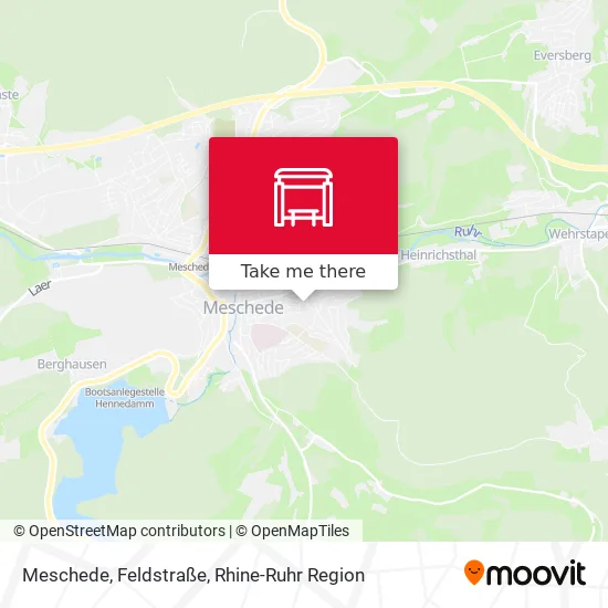 Карта Meschede, Feldstraße