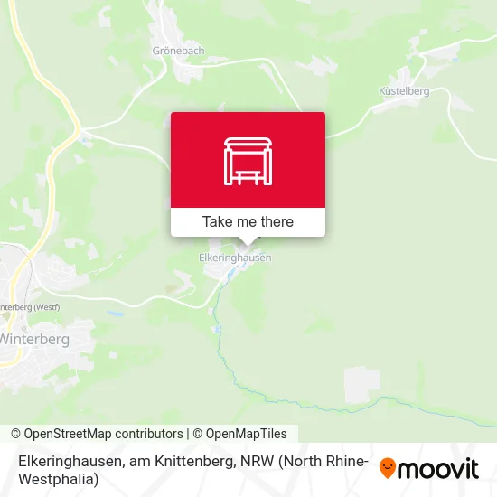 Карта Elkeringhausen, am Knittenberg