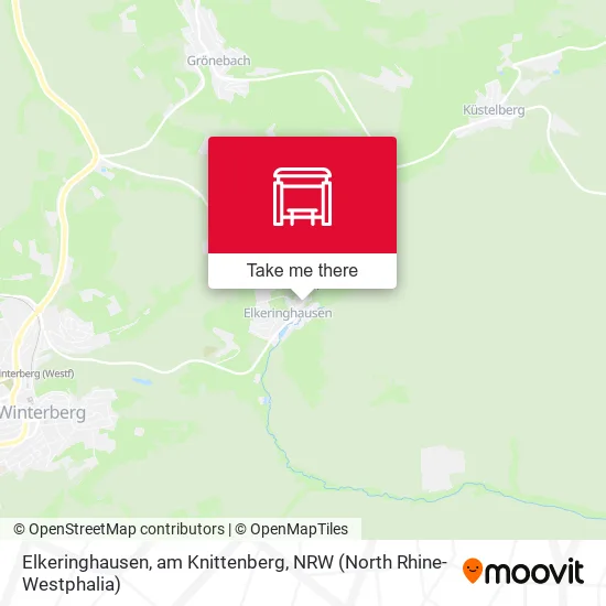 Карта Elkeringhausen, am Knittenberg