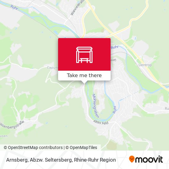Arnsberg, Abzw. Seltersberg map
