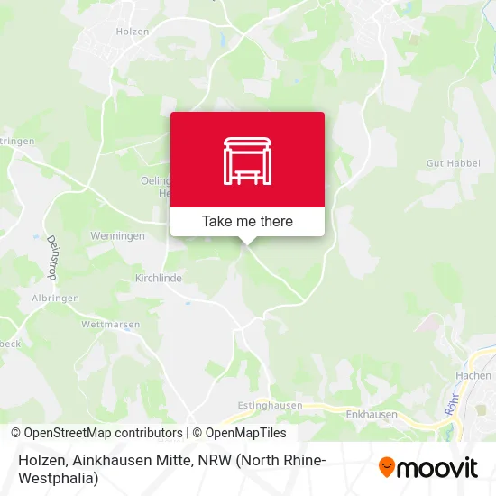 Holzen, Ainkhausen Mitte map