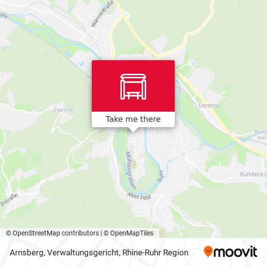 Arnsberg, Verwaltungsgericht map