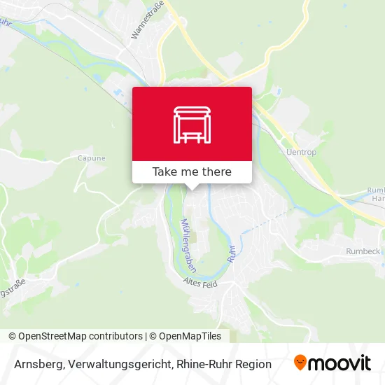 Карта Arnsberg, Verwaltungsgericht