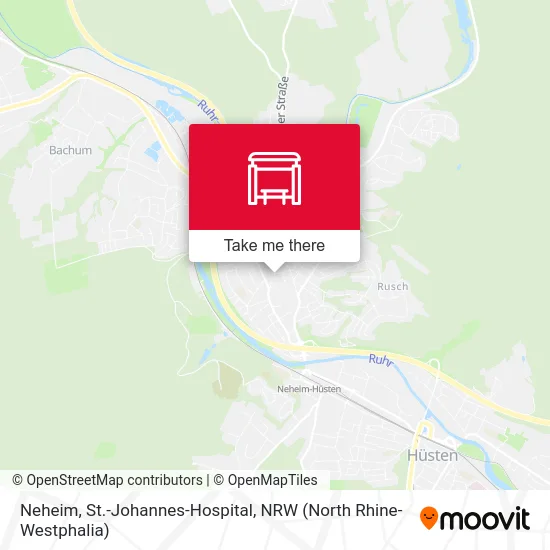 Neheim, St.-Johannes-Hospital map