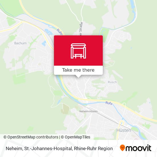 Neheim, St.-Johannes-Hospital map