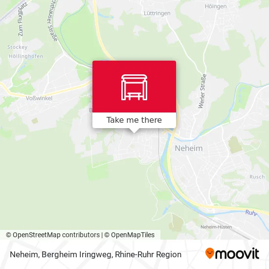 Карта Neheim, Bergheim Iringweg