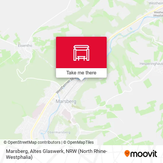 Карта Marsberg, Altes Glaswerk