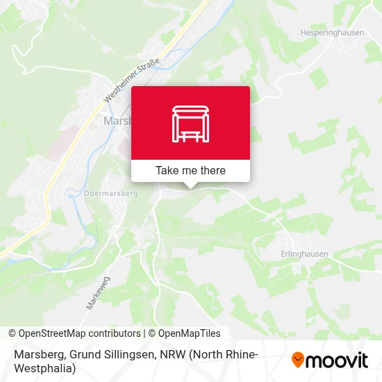 Marsberg, Grund Sillingsen map