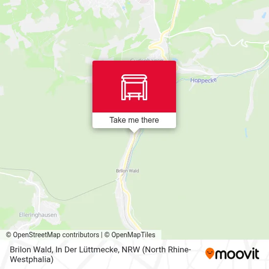 Brilon Wald, In Der Lüttmecke map