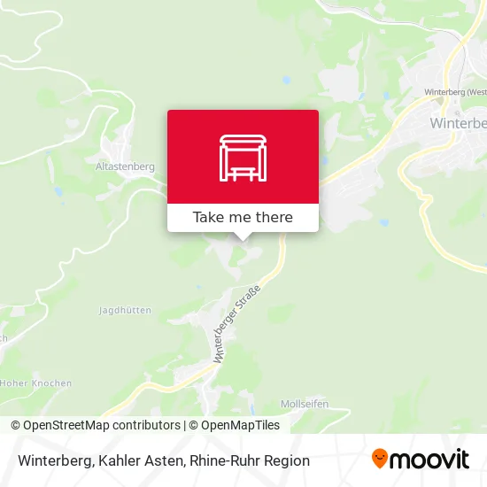 Карта Winterberg, Kahler Asten