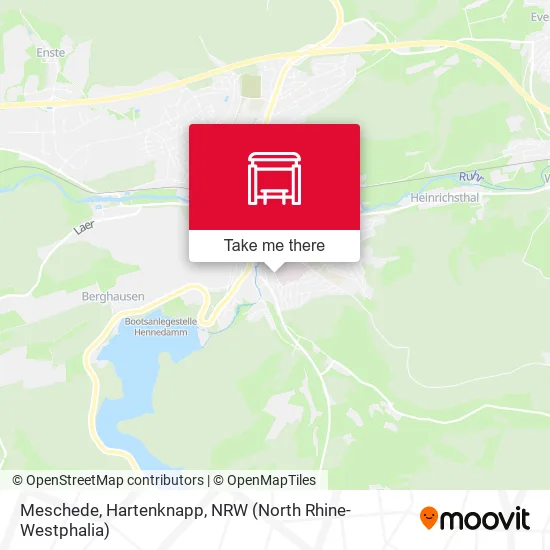 Карта Meschede, Hartenknapp