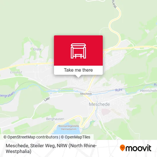 Карта Meschede, Steiler Weg