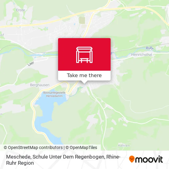 Карта Meschede, Schule Unter Dem Regenbogen