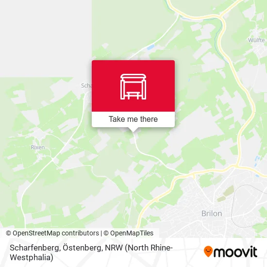 Карта Scharfenberg, Östenberg